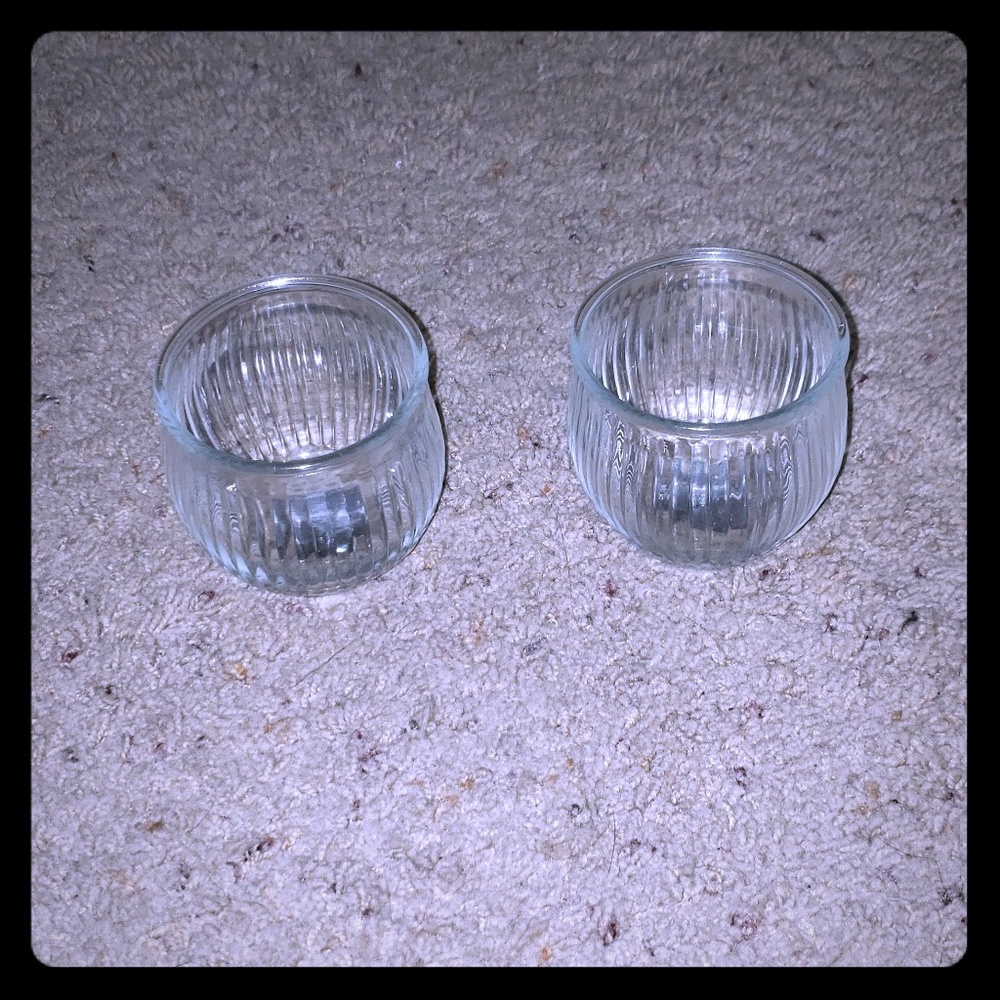NWOT Pink Zebra Votive Candle Holders